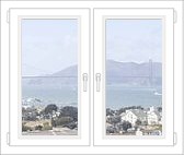 ДВУХСТВОРЧАТОЕ ОКНО