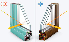 Энергосберегающий стеклопакет
